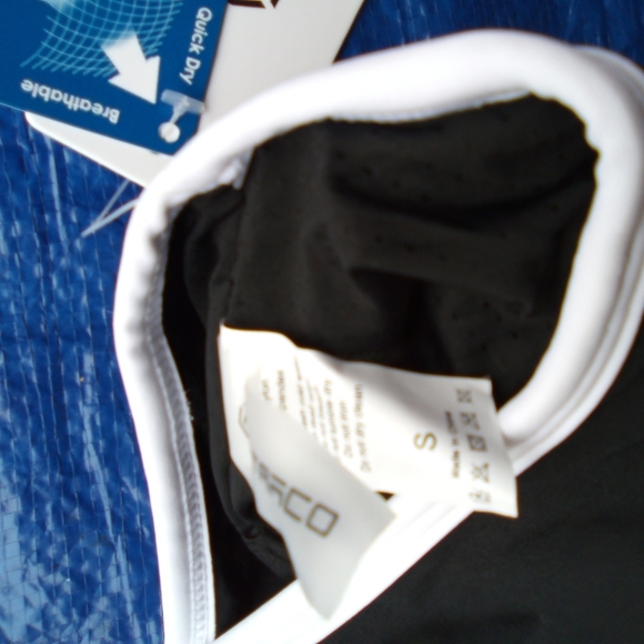 ATTRACO Black Dress with White Trim - Picture 4 of 8